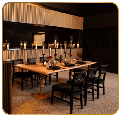 Le Baldwin — salle à manger aux chandelles